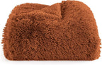 Bedsure GentleSoft Fuzzy Sherpa Faux Fur Twin Blanket Burnt Orange Cozy Gifts - Image 7