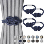 NICEEC 4 Pack Mini Magnetic Curtain Tiebacks Nordic Simple Style Drape Tie by NICEEC
