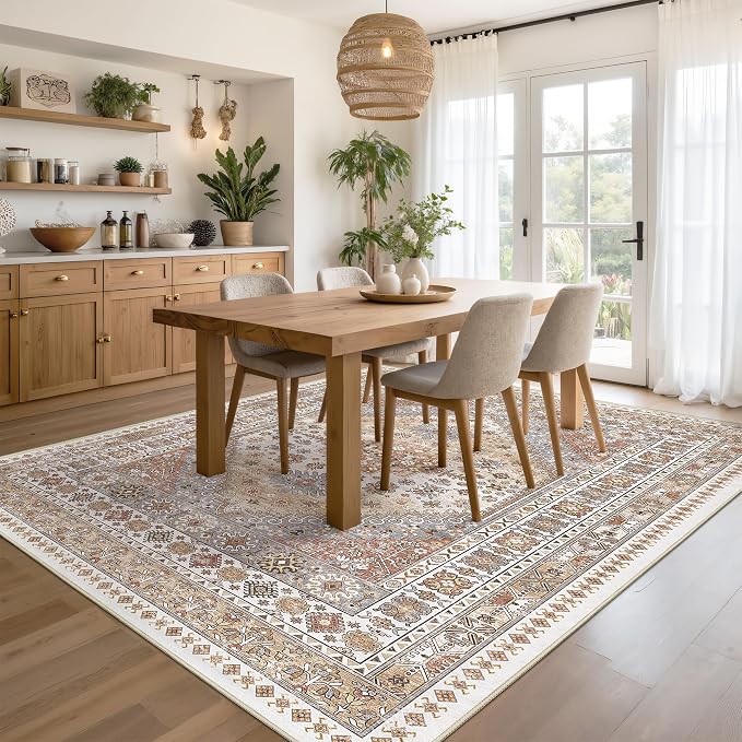 Area Rugs 5x7, Ultra-Thin Washable Rugs - Image 5