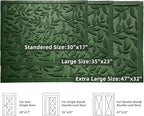 Green Leaves Outdoor Indoor Entrance Door mat, Absorbent Durable Heavy Duty - Image 3