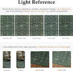 6x9 Washable Area Rug for Living Room Bedroom Vintage Green Carpet Soft Low - Image 6