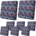 Newwiee 8Pcs Patio Cushion Covers Stretch Outdoor Cushion Cover Replacement by Newwiee