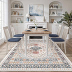zesthome 7x9 Area Rugs for Living Room, Non-Slip Backing Washable Rugs - Image 8