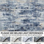 5x7 Area Rugs Washable Rug: Modern Abstract Living Room Rug Soft Anti-Skid Thin - Image 6