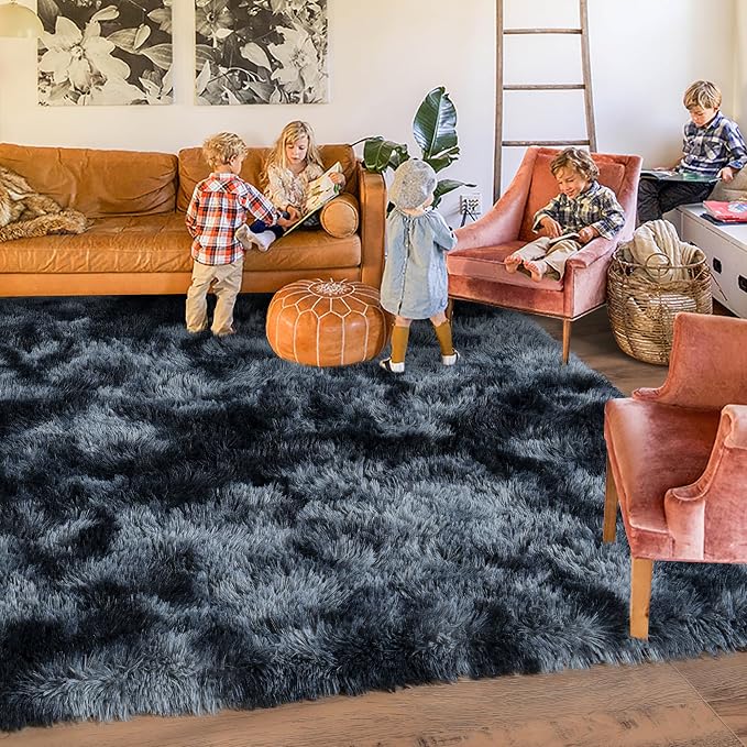 Rugs for Living Room 5x7, Soft Shaggy Modern Shag Area Rug for Bedroom - Image 6