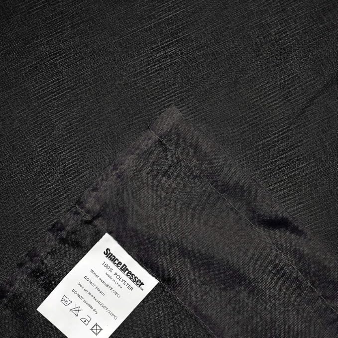 SpaceDresser Sheer Voile Window Treatment Rod Pocket Curtain Panels - Image 5