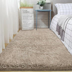 2x6 Runner Rug for Bedroom: Fluffy Shag Soft Washable Rugs Small Fuzzy Plush - Image 5