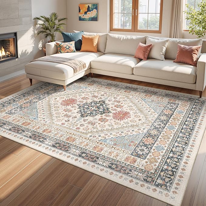Area Rugs 5x7, Ultra-Thin Washable Rugs - Image 3