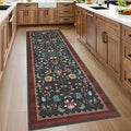 GarveeHome Floral Rug 2.5x10 Runners by GarveeHome