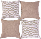 HPUK Decorative Throw Pillow Covers Set of 4 Couch Pillows Linen Cushion Cover - Image 2