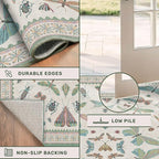 Insect Print 8ft Long Hallway Runner Rug - Image 5