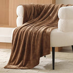 Bedsure GentleSoft Orange Throw Blanket - Image 2