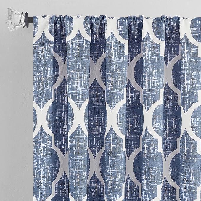 Beauoop 100% Blackout Curtains 96 Inches Long 2 Panels - Image 2
