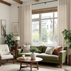 Nanspring Taupe Burlywood Curtains 63 Inch Length - Image 7