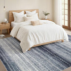 Nakagishi Area Rugs 9x12 Living Room Rug: Washable Boho Large Neutral Modern - Image 5