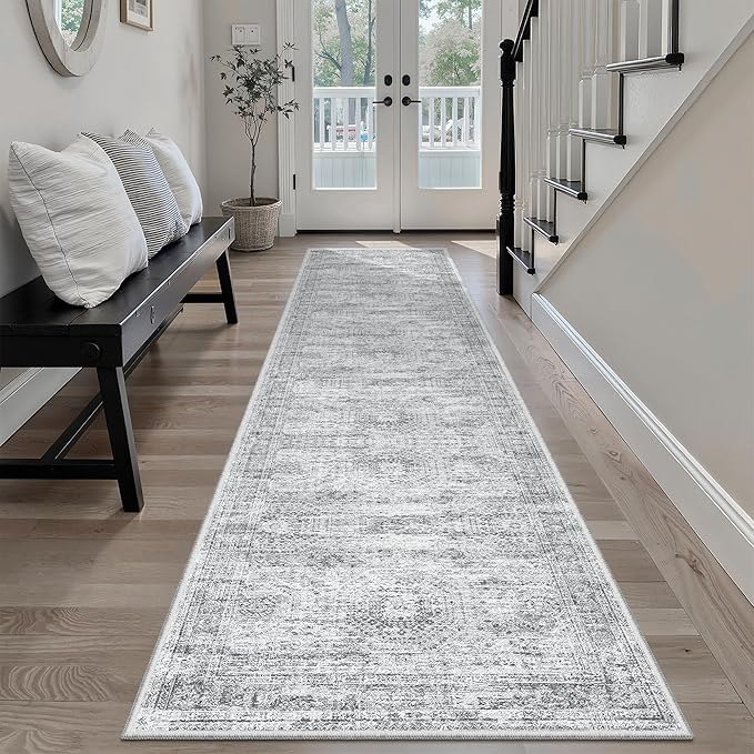 Runner Rug 2'x8' Washable Non-Slip Runner Rugs - Image 2