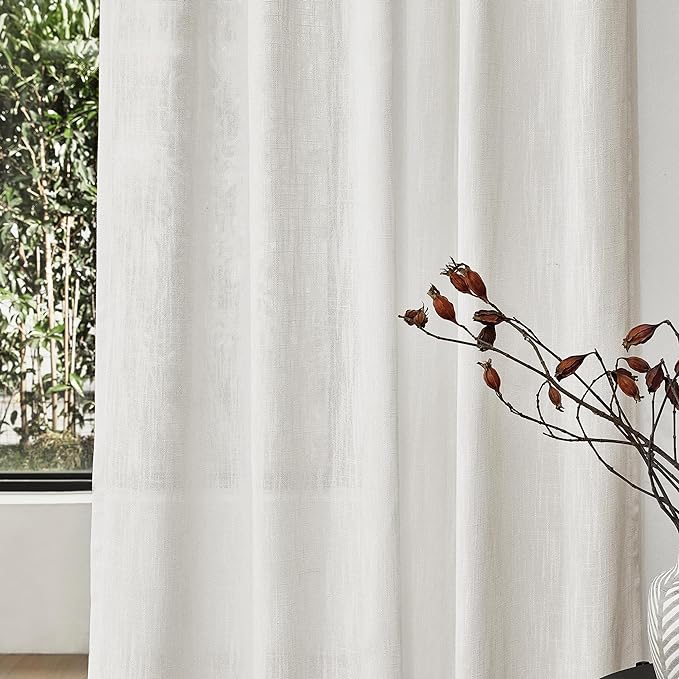 MYSKY HOME 90 Inch Curtains for Sliding Glass Door Windows, Living Room - Image 4