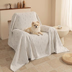 MYSKY HOME Chair Covers Armchair, Recliner Chair Cover Beige Couch Cover by MYSKYHOME