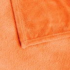 BEDELITE Fleece Blankets Queen Size Orange Throw Blankets - Image 6