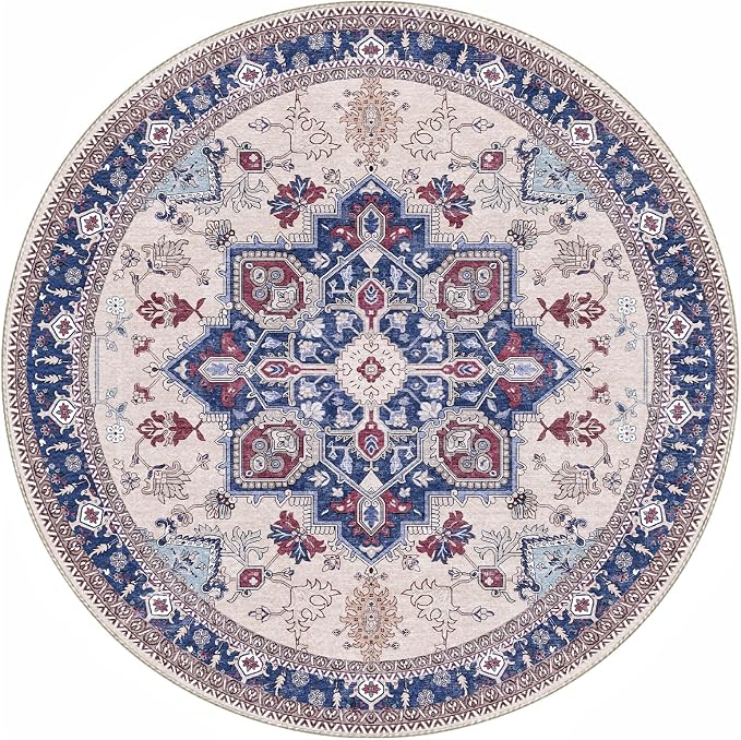 OPPODREAM Soft Round Rug 3ft, Washable Circle Rug 3ft - Image 9