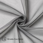 Aiyufeng Sheer Voile Window Treatment Rod Pocket Curtain Panels - Image 7