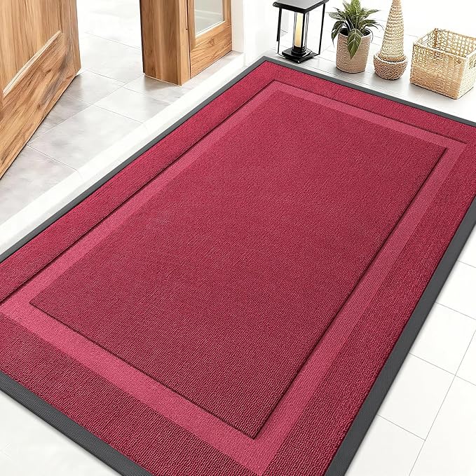 OLANLY Front Door Mat Indoor Outdoor Entrance, Waterproof All-Season, by OLANLY