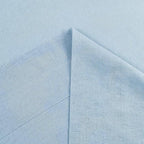 DWCN Sky Blue Sheer Curtains Semi Transparent Voile Rod Pocket Curtains - Image 4