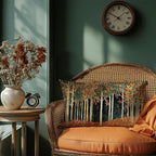 Rustic William Morris Inspired Autumn Forest Decor Pillow Covers 18x18 - Image 4