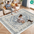 Washable Rugs 8x10 Area Rugs for Living Room, Non-Slip Backing Large Rug for - Image 9