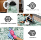 3x12 Washable Hallway Runner Rug: Non Slip Carpet Runners Easy-to-Clean - Image 4
