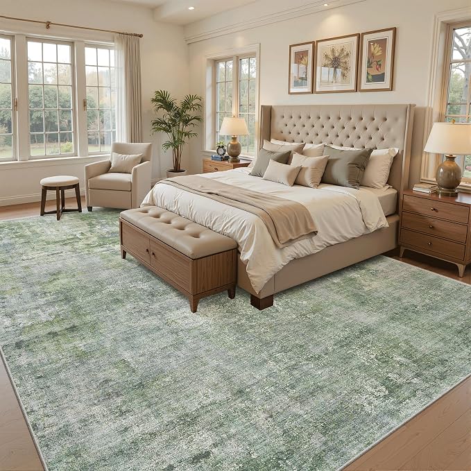 Washable Area Rug 8x12, Large Soft Rugs - Image 3