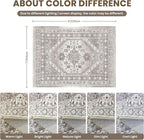 zesthome 7x9 Area Rug, Super Soft Washable Rugs - Image 2