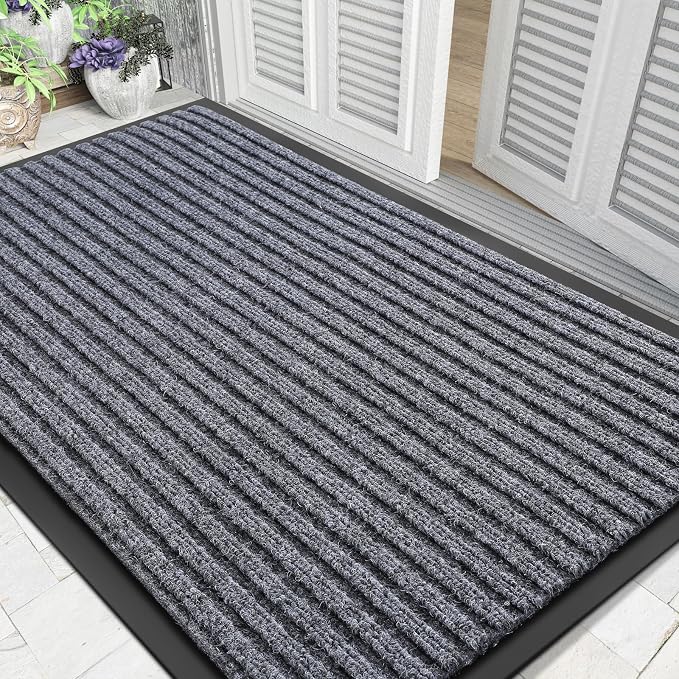 Yimobra Front Door Mat Outdoor Indoor Entrance, 100% Waterproof All-Season All by Yimobra