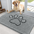 OLANLY Dog Door Mat for Muddy Paws 36x24, Paw Print Design, Absorbs Moisture by OLANLY