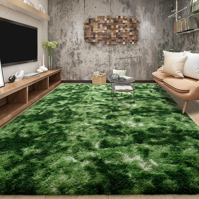 Tepook Soft Fluffy Rugs for Bedroom, 4x6 Area Rug for Living Room, Modern - Image 3
