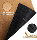 8 Pack Blank Door Mats, 30x17 Inch Artificial Coir Door Mats Outdoor - Image 4