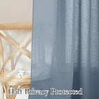 RYB HOME Privacy Sheer Curtains - Image 7