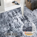 9x12 Area Rug Living Room Rug: Washable Modern Abstract Soft Thin Rug Indoor - Image 8