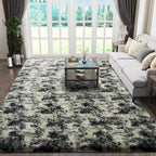 Ophanie Black Gold and Grey Area Rugs by Ophanie