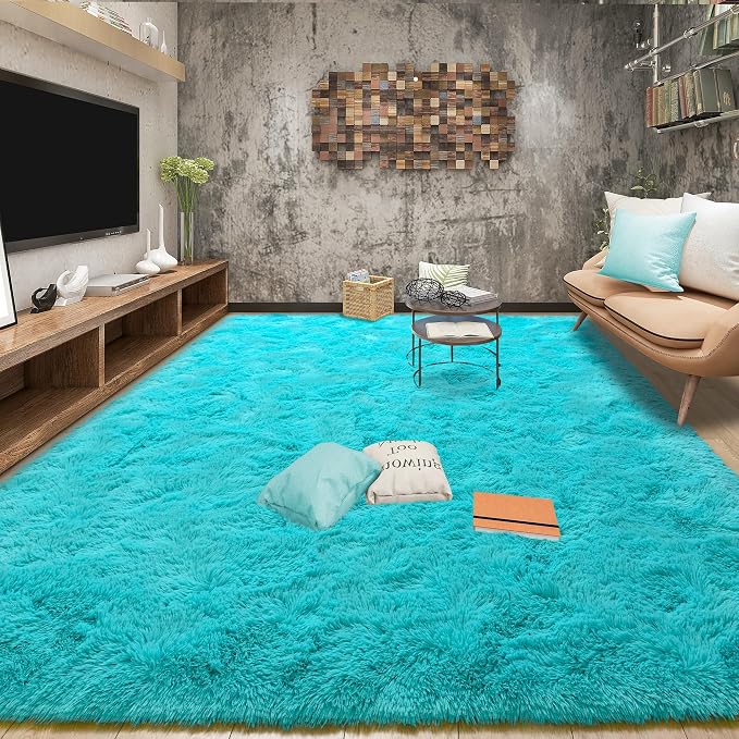 Tepook Super Soft Fluffy Rug for Bedroom, Modern Shaggy Fuzzy Kids Rugs for - Image 5