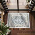 Entryway Rug - 2x3 Washable Rug Runner by Restydon