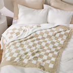 Bedsure GentleSoft Checkered Twin Blanket - Image 5