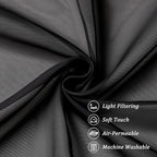 Chyhomenyc Black Sheer Scarf Valances - Image 8