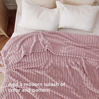 Bedsure GentleSoft Pink California King Size Blanket - Image 3