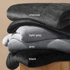 Bedsure Charcoal Fleece Blanket 50x70 Blanket - Image 4