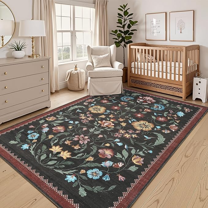 GarveeHome Washable Rug 3x5 Area Rugs by GarveeHome