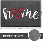 BeneathYourFeet Door Mat, Welcome Mat Low Profile Floor Mat Front Doormat - Image 3