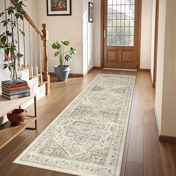 Runner Rug 2x6, Non Slip Washable Rugs by Restydon