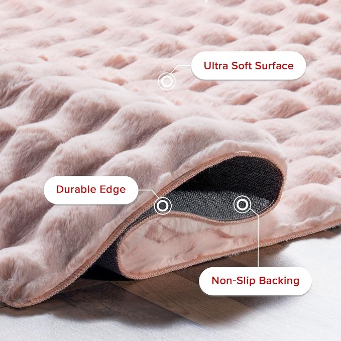 nuLOOM 7'6' x 9'6' Cozy Plush Area Rug, Machine Washable, Soft Fluffy Shag - Image 6