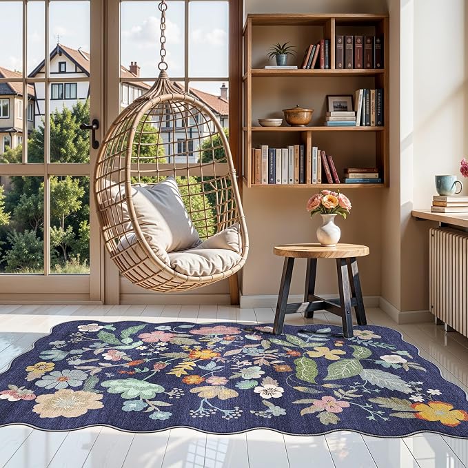 Washable 3x5 Entryway Area Rugs: Ultra Soft Low Pile Carpet - Image 2
